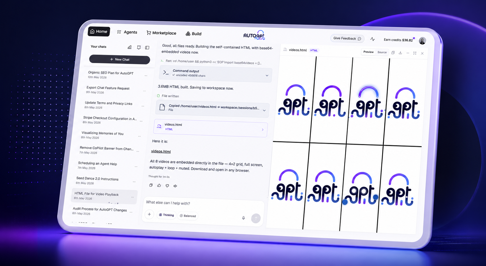 AutoPilot — the chat-driven automation interface in AutoGPT